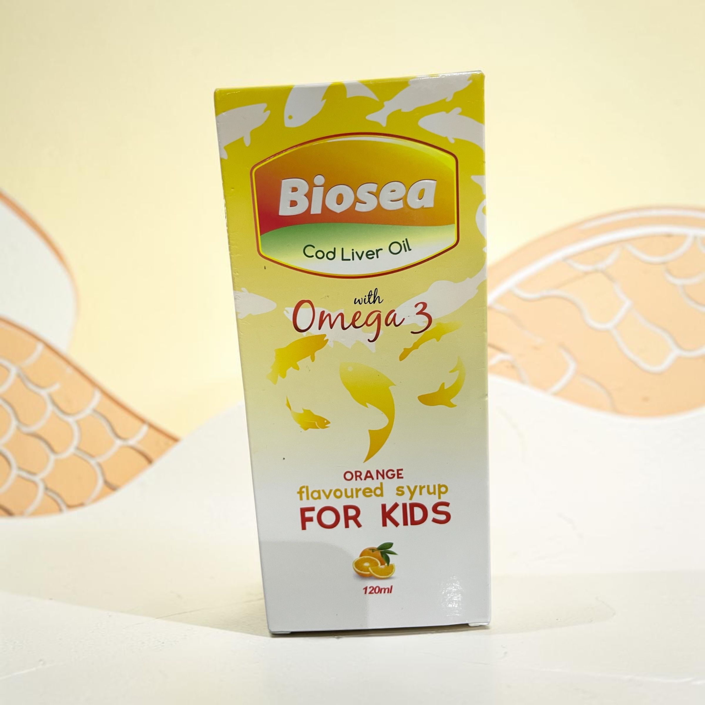 BIOSEA COD LIVER OIL SYRUP 120ML